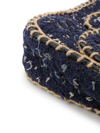 Quilted Tweed St. Tropez Flap Bag