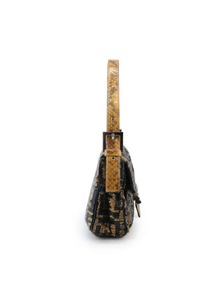 Zucca Sequins Baguette Shoulder Bag