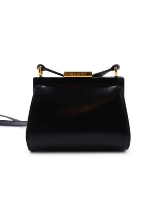 Bow Kiss Lock Crossbody Bag