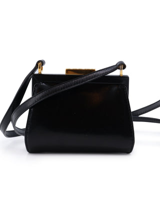 Bow Kiss Lock Crossbody Bag