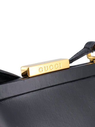 Bow Kiss Lock Crossbody Bag