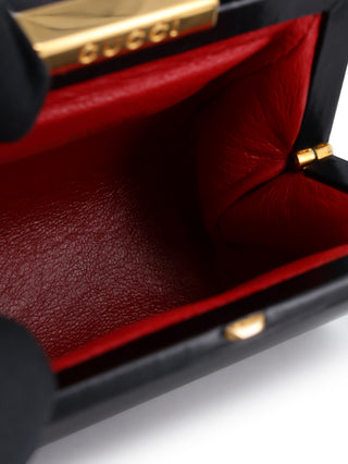 Bow Kiss Lock Crossbody Bag