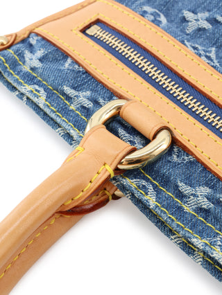 Monogram Denim Sac Plat