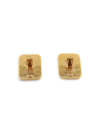 CC Rectangle Clip-on Earrings