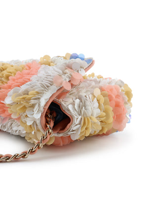 Multicolor Sequins Flap Bag