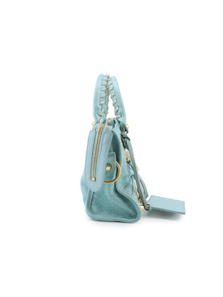 Mini Metallic Edge Classic City Handbag
