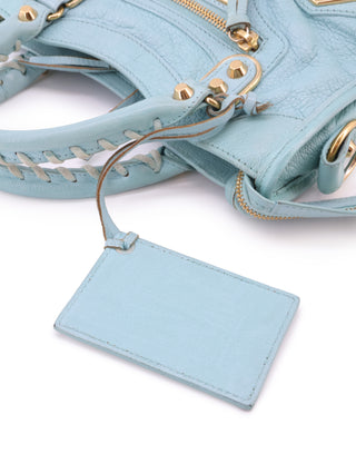 Mini Metallic Edge Classic City Handbag
