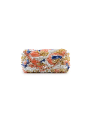 Multicolor Sequins Flap Bag
