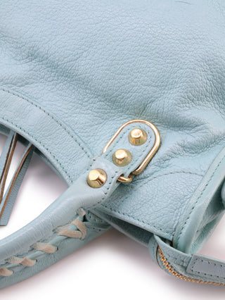 Mini Metallic Edge Classic City Handbag