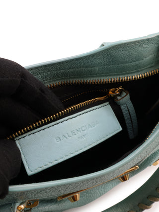 Mini Metallic Edge Classic City Handbag