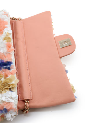 Multicolor Sequins Flap Bag