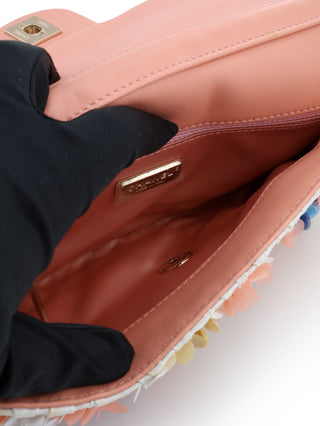 Multicolor Sequins Flap Bag