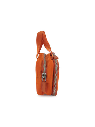 Tessuto x Saffiano Mini Handbag