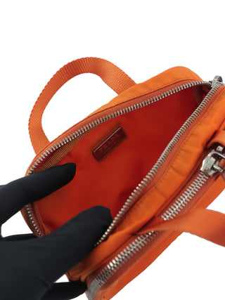 Tessuto x Saffiano Mini Handbag