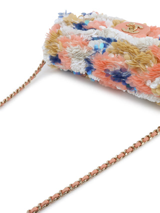 Multicolor Sequins Flap Bag