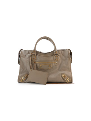 Classic City Metallic Edge Shoulder Bag