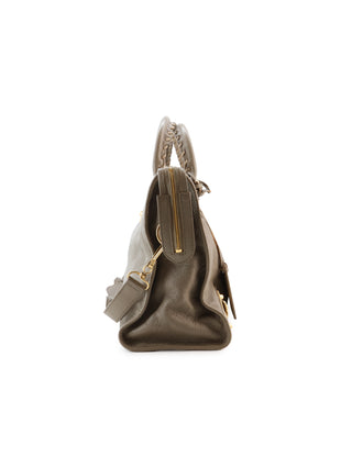Classic City Metallic Edge Shoulder Bag