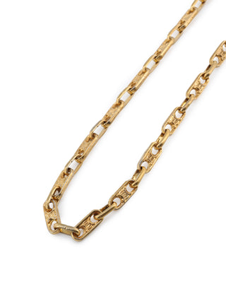 Embossed Triomphe Chain Necklace