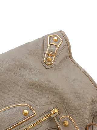 Classic City Metallic Edge Shoulder Bag