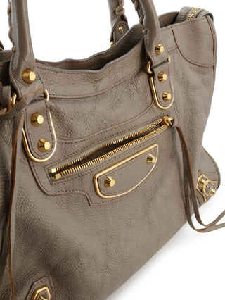 Classic City Metallic Edge Shoulder Bag