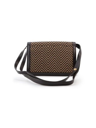 Herringbone Tweed Triomphe Shoulder Bag