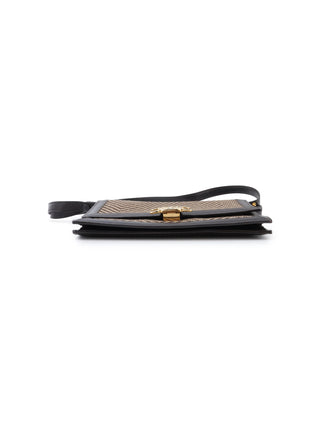 Herringbone Tweed Triomphe Shoulder Bag