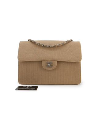 Quilted Fabric Classic Single Flap Shoulder Bag