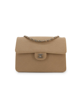 Quilted Fabric Classic Single Flap Shoulder Bag