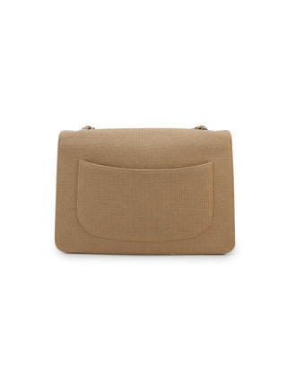 Quilted Fabric Classic Single Flap Shoulder Bag