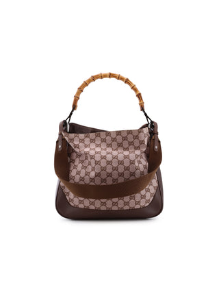 GG Canvas Bamboo 2-Way Bag