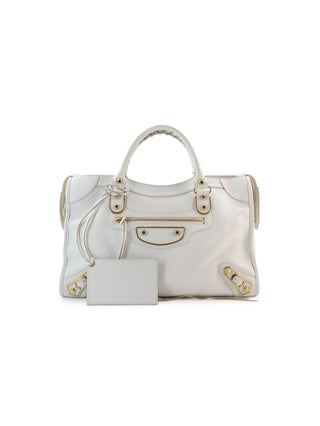 Classic City Metallic Edge Shoulder Bag
