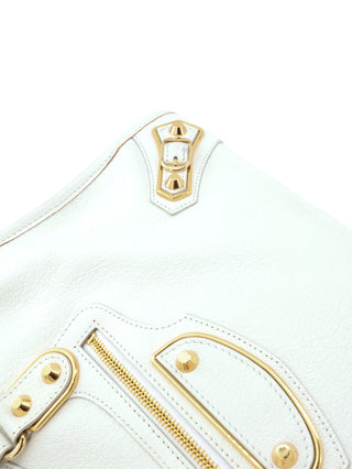 Classic City Metallic Edge Shoulder Bag