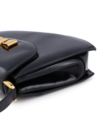Ribbon Flap Shoulder Bag