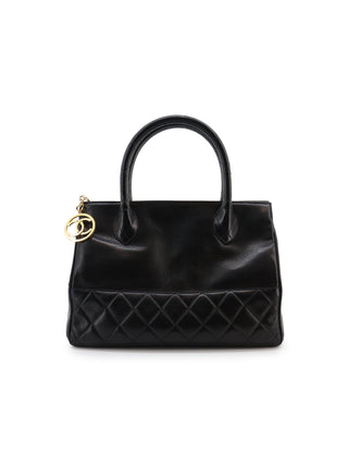 Quilted Bowler Handbag
