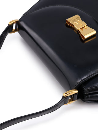 Ribbon Flap Shoulder Bag