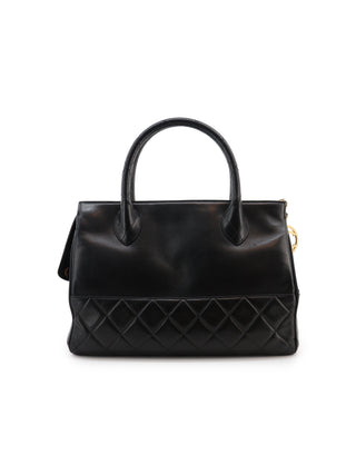 Quilted Bowler Handbag