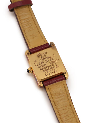 Must de Cartier Tank Vermeil Watch