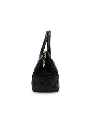 Quilted Bowler Handbag