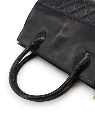 Quilted Bowler Handbag