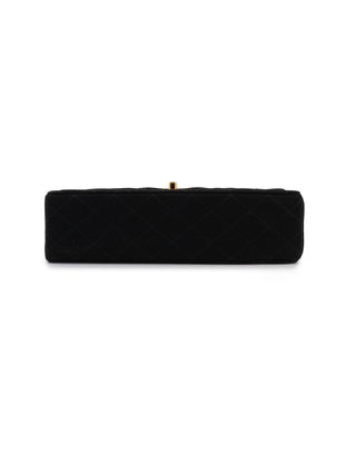 Jersey Double Flap Shoulder Bag