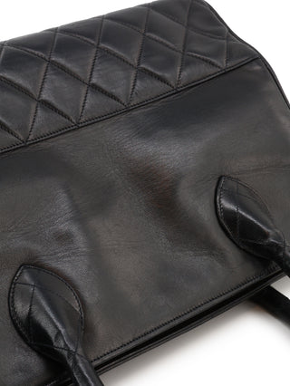 Quilted Bowler Handbag