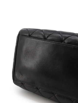 Quilted Bowler Handbag