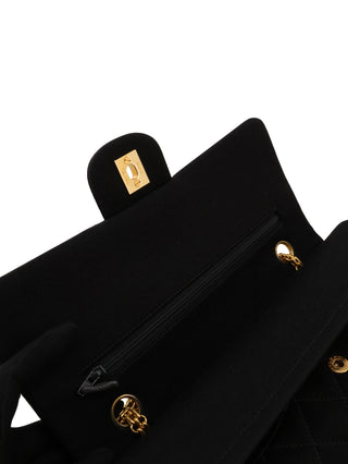 Jersey Double Flap Shoulder Bag