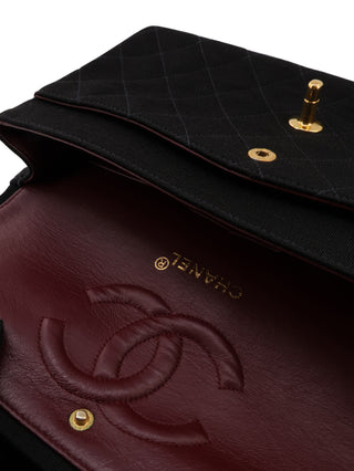 Jersey Double Flap Shoulder Bag
