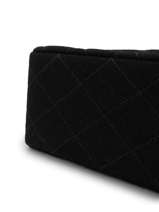 Jersey Double Flap Shoulder Bag