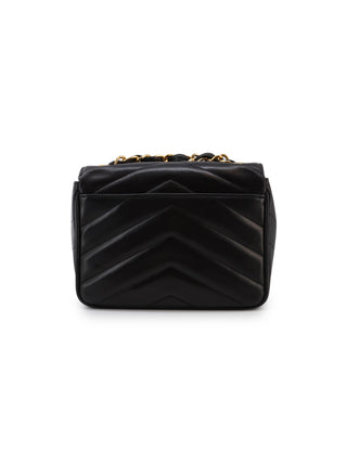 Chevron Mini Flap Shoulder Bag
