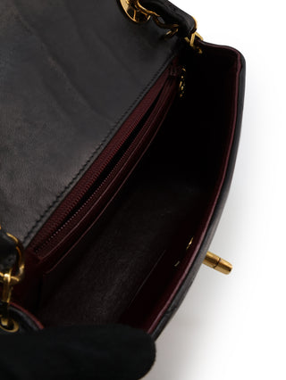 Chevron Mini Flap Shoulder Bag