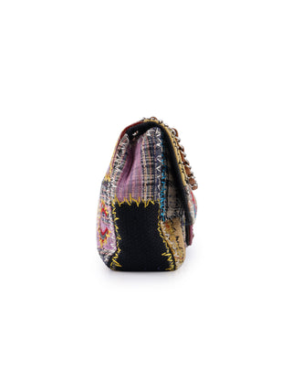 Patchwork Jumbo Classic Flap Shoulder Bag