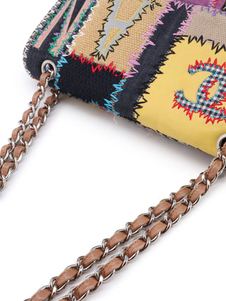 Patchwork Jumbo Classic Flap Shoulder Bag