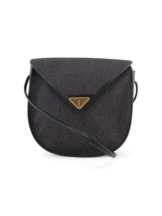 Coated Canvas Crossbody Bag